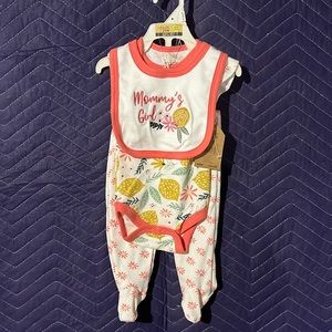 3 piece baby girl set
